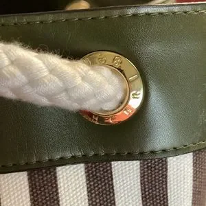 henri bendel | Bags | Henri Bendel Signature Stripe And Moss  display picture 1